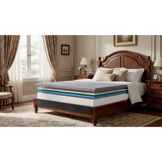 Sunvega 11 Inch Cooling GelCare Memory Foam Mattress with Bamboo Charcoal Cover King Size