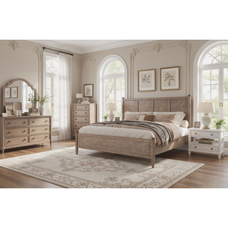 Sunvega 5 Drawer Chest with Sand Finish and Cedar Lined Bottom Drawer