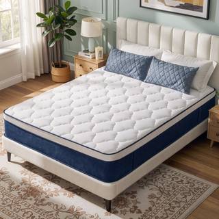 Sunvega 10 Inch Full Size Breathable Cooling Gel Memory Foam Hybrid Mattress