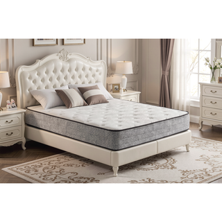 Sunvega Twin XL 10" Gel Memory Foam Mattress with 884 Pocketed Coils