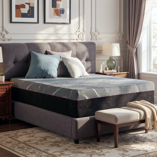 Sunvega 11 Inch Cooling Fast Responding Latex Foam Mattress with Bamboo Cover