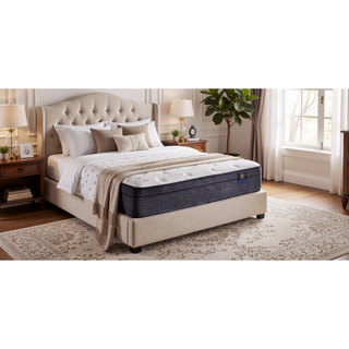 Sunvega Restonic 14.5 Inch Euro Top Mattress with Cooling Foam and Reinforced Lumbar Support