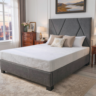 Sunvega 8 Inch Cooling Copper Infused Memory Foam Mattress Queen Size