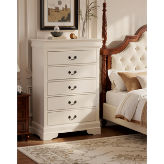 Sunvega Dark Brown Tufted Polyurethane Upholstered King Size Bed Frame