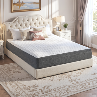 Sunvega Gel-Infused Memory Foam Mattress with Edge Support and Cooling Cover Twin