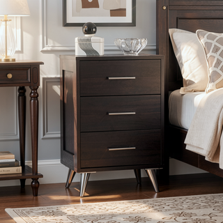 Sunvega Owen Modern Storage Nightstand with Ample Drawer for Bedroom or Living Room