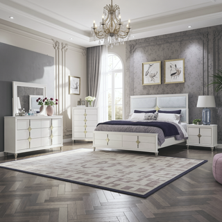 Sunvega Plush Seating Bedroom Bench with Acrylic Legs and Silver Tips