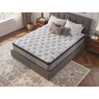 Sunvega 10 Inch King Diamond Hybrid Cooling Gel Memory Foam Mattress Assembled in USA