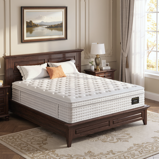 Sunvega 12'' Hybrid Queen Mattress with Memory Foam and Pocket Springs for Pressure Relief