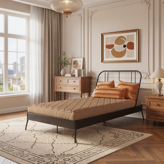 Sunvega 6 Inch Quilted Twin Mattress with Soft Polyester Cover and Medium Support