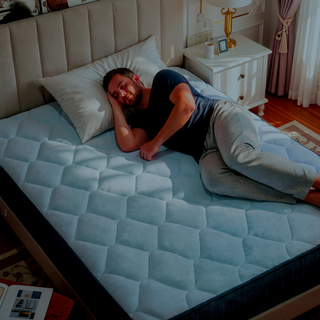 Sunvega King Size Cooling Gel Memory Foam Hybrid Mattress with Pocket Springs for Medium Firmness