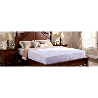 Sunvega Green Tea Infused Polyester Memory Foam Queen Size Mattress for Optimal Body Support