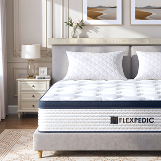 Sunvega Deep Sleep 8 Inch Twin Size Hybrid Mattress with Plush Euro Top and Memory Foam