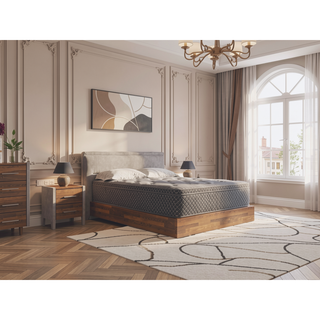 Sunvega 13" Quilted Eurotop Hybrid King Mattress with Plush Feel