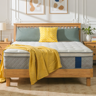 Sunvega 12 Inch Cooling Gel Memory Foam Hybrid Mattress with Pocket Springs for Medium Firmness