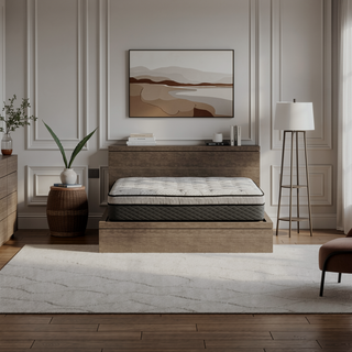 Sunvega Hybrid 12 Inch Medium Firm Queen Mattress with Pocketed Coils