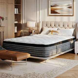 Sunvega 14 Inch Hybrid Pocket Coil and Gel Memory Foam Mattress for Enhanced Support