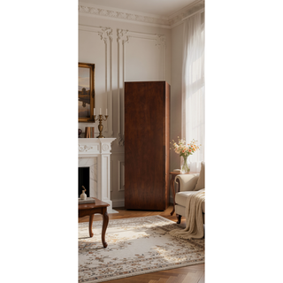Sunvega Dark Brown Tufted Polyurethane Upholstered King Size Bed Frame