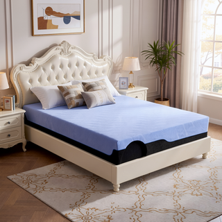 Sunvega 12 Inch Hybrid Cooling Mattress with Copper Infused Memory Foam and Coils