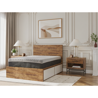 Sunvega Copper Infused Hybrid Queen Mattress with Soft Memory Foam and Pocketed Coils