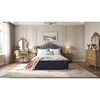 Sunvega Restonic 14.5 Inch Euro Top Mattress with Cooling Foam and Reinforced Lumbar Support