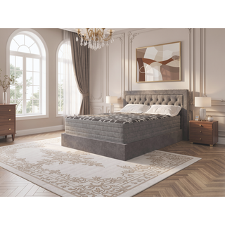 Sunvega 12 Inch Medium Plush King Mattress with Ice Cover and Copper Gel Infusion