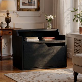 Sunvega Floating Nightstand with Spacious Drawer and Two-Tier Top for Bedroom Storage