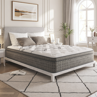 Sunvega Diamond Soto Cooling Copper Conforming Hybrid Luxurious Euro-Top Mattress