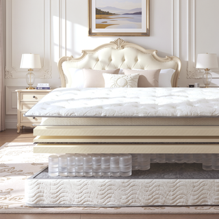 Sunvega 9 in. Full Size Pocket Coil Spring Mattress with Pressure Relief and Low Motion Transfer