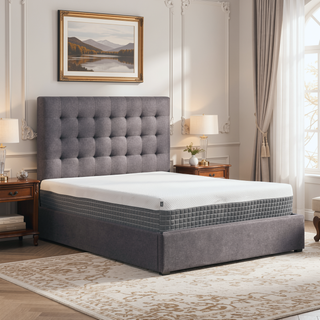Sunvega 12 Inch 5-Layer Hybrid Memory Foam and Coil Mattress with Anti-Skid Knit Cover