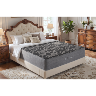 Sunvega 12 Inch Smooth Top Hybrid Medium Plush Twin Mattress with Ice Cover