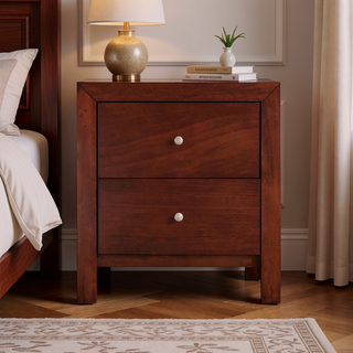 Sunvega Dark Brown Tufted Polyurethane Upholstered King Size Bed Frame
