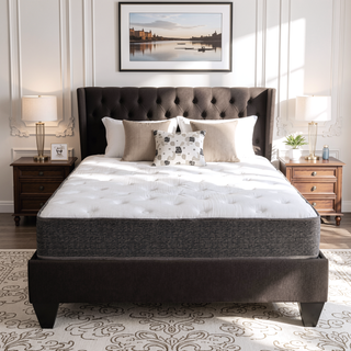 Sunvega 8 Inch Queen Size Hybrid Mattress with Soft Euro Top and Gel Memory Foam