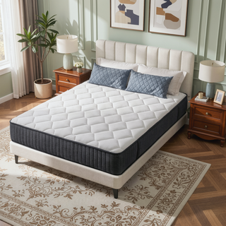 Sunvega King Size Cooling Gel Memory Foam Hybrid Mattress with Pocket Springs for Medium Firmness
