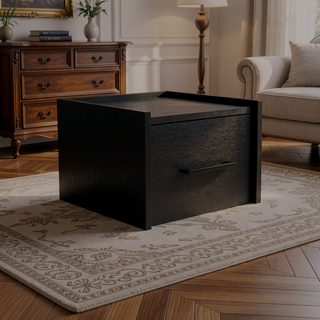 Sunvega Wall Mounted Nightstand with Drawer for Bedroom or Living Room