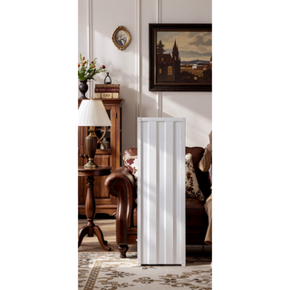 Sunvega Industrial White Cargo Wardrobe with Hanging Rod and Secure Lock