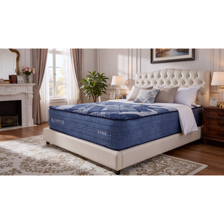 Sunvega Pocket InnerSpring Unit with Memory Foam and Super Soft Fabric Cover