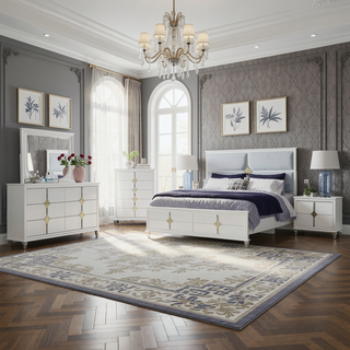 Sunvega Plush Seating Bedroom Bench with Acrylic Legs and Silver Tips