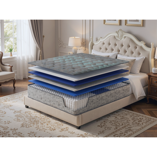 Sunvega Medium Comfort 11" Hybrid Mattress with Cooling Support and DuraLast Foam