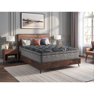 Sunvega 15" Euro Top Plush Cooling Mattress with Pocketed Coils and Gel Foam Support