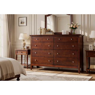 Sunvega Dark Brown Tufted Polyurethane Upholstered King Size Bed Frame
