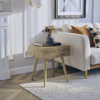 Sunvega Modern Wall-Mounted Floating Nightstand with Spacious Drawer and Generous Top Surface