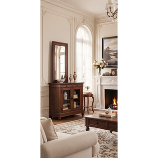 Sunvega Dark Brown Tufted Polyurethane Upholstered King Size Bed Frame