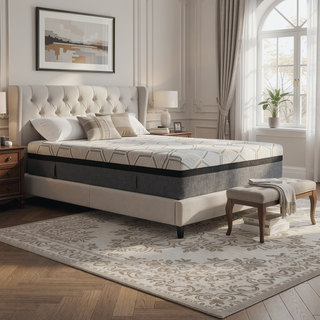 Sunvega Hybrid Copper Gel Cooling Memory Foam Mattress with Edge Support Full