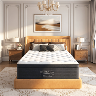 Sunvega Twin Size 8 Inch Hybrid Mattress with Cooling Memory Foam and Pocket Springs
