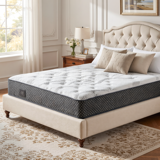 Sunvega 10" Quilted Hybrid King Mattress with Wicking Fabric and HD Gel Memory Foam