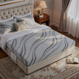Sunvega 8" Firm Feel Gel Memory Foam Ultra Cooling Responsive Mattress with CertiPUR-US Certified Support Core