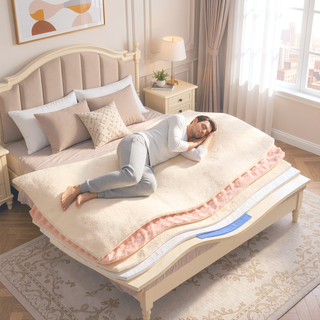 Sunvega 10 Inch Queen Size Breathable Cooling Gel Memory Foam Hybrid Mattress