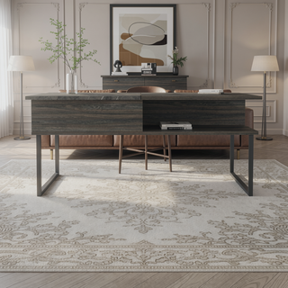 Sunvega Lift Top Coffee Table with Concealed Storage and Spacious Wooden Surface