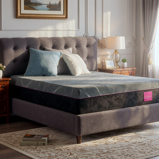 Sunvega 11 Inch Cooling Copper Infused Latex Foam Mattress with Bamboo Cover Queen
